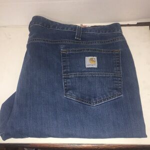 CARHARTT MENS WORK JEANS SIZE 44 x 32 previously loved excellent condition